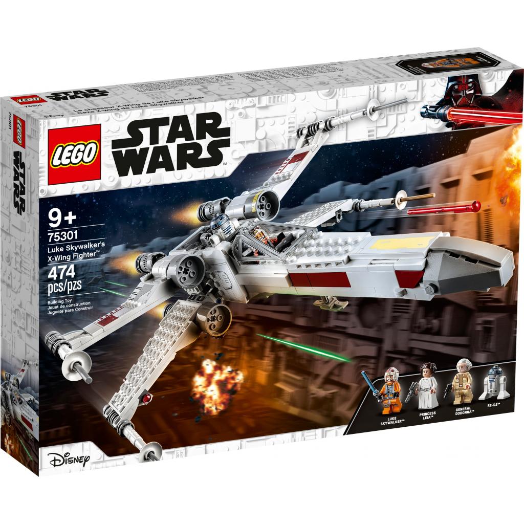 Конструктор LEGO Star Wars Винищувач X-wing Люка Скайвокера 474 деталі (75301) - зображення 1