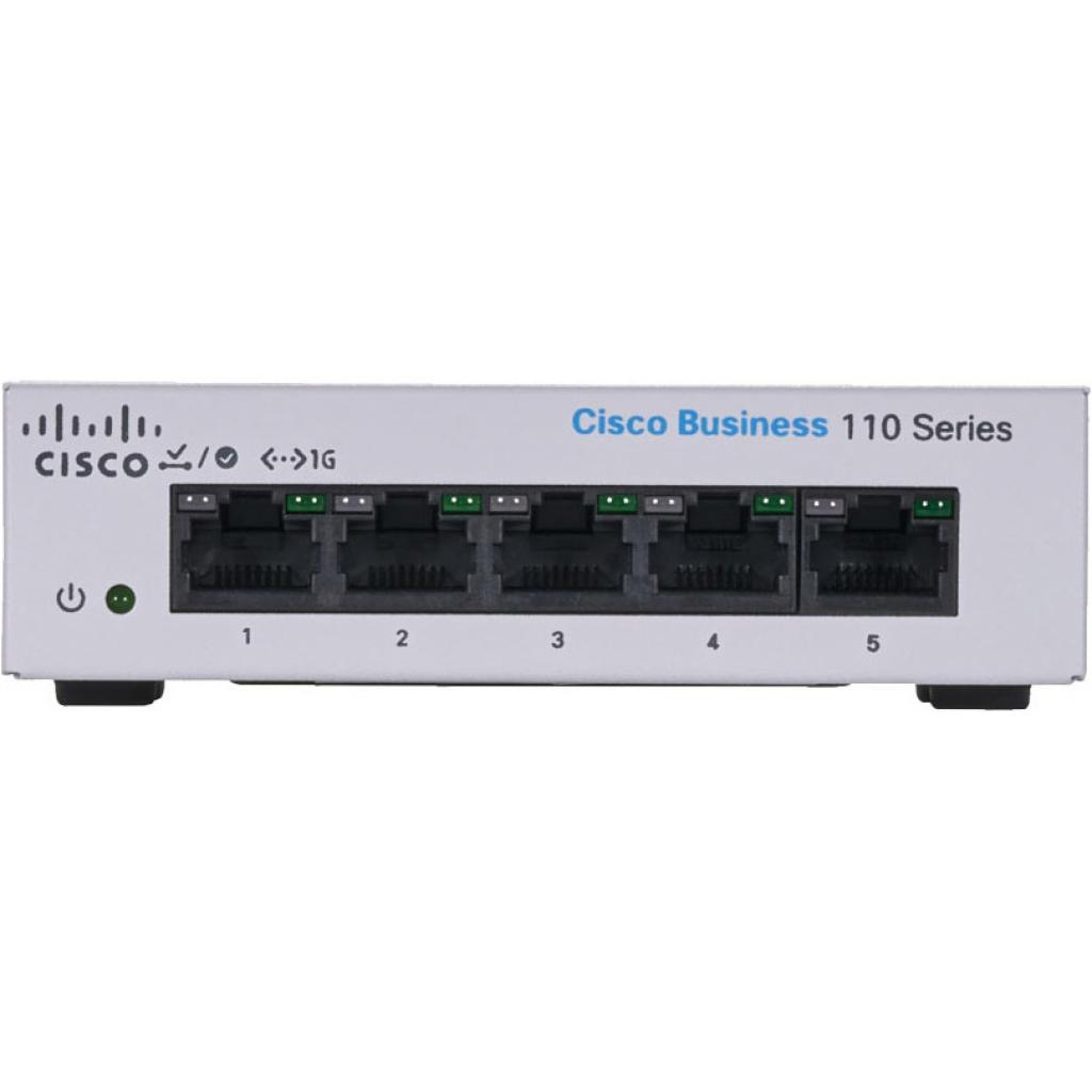 Комутатор мережевий Cisco CBS110-5T-D-EU - зображення 3