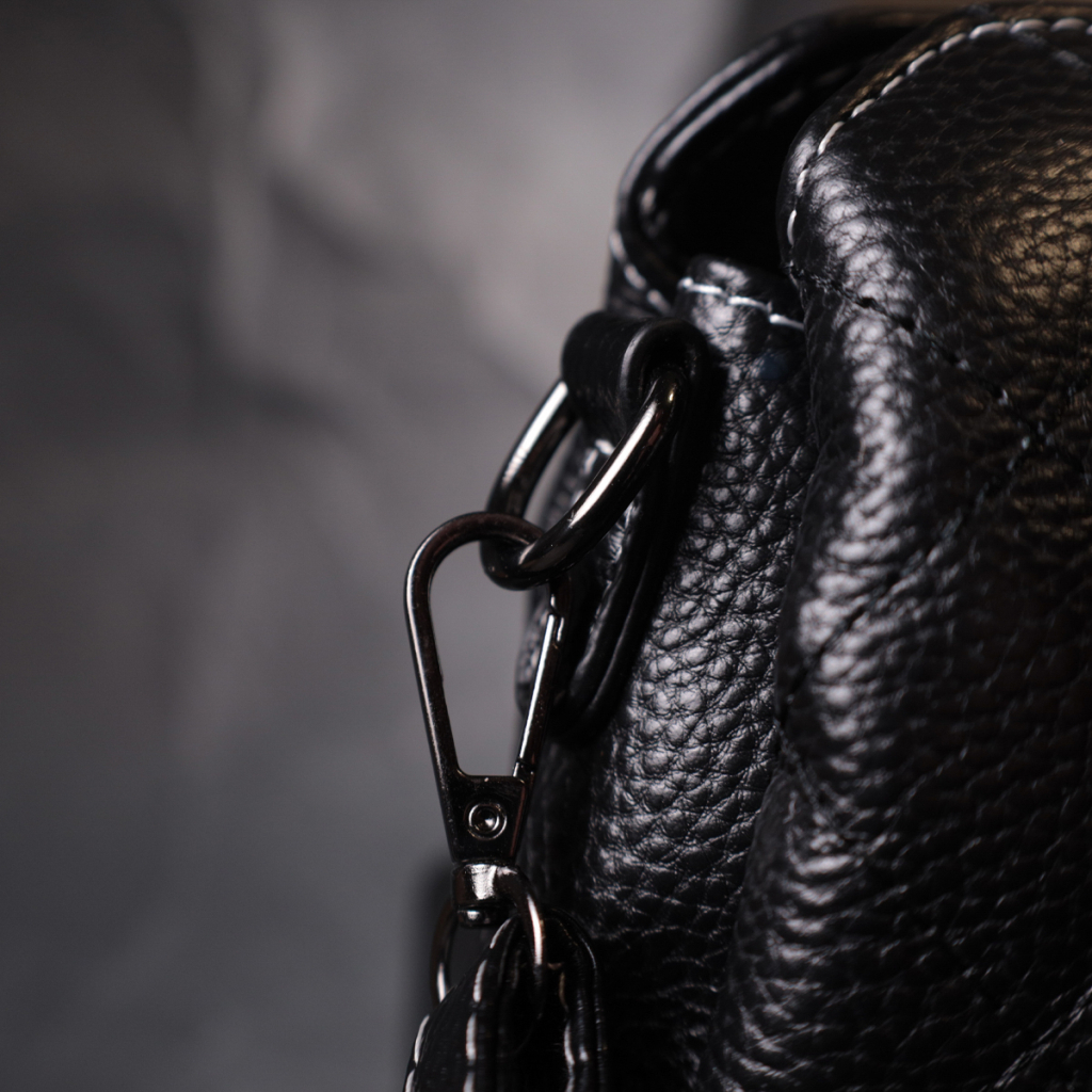 Сумка Vintage З натуральної шкіри Чорна (22415) - зображення 12