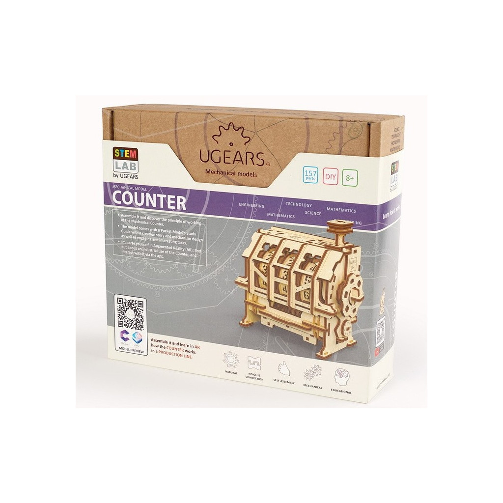 Конструктор Ugears Лічильник (70130) - зображення 11
