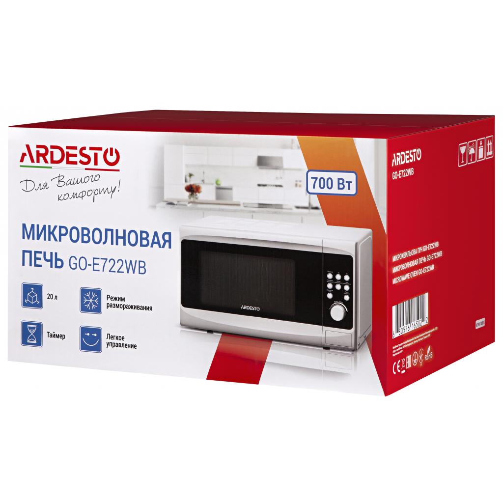 Мікрохвильова піч Ardesto GO-E722WB - зображення 4