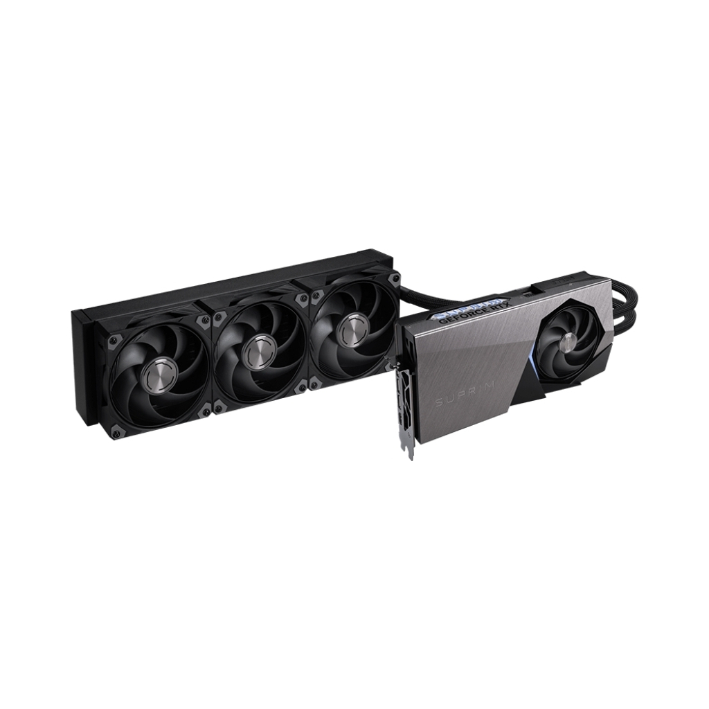 Відеокарта MSI GeForce RTX5080 16GB SUPRIM LIQUID SOC (RTX 5080 16G SUPRIM LIQUID SOC) - зображення 1