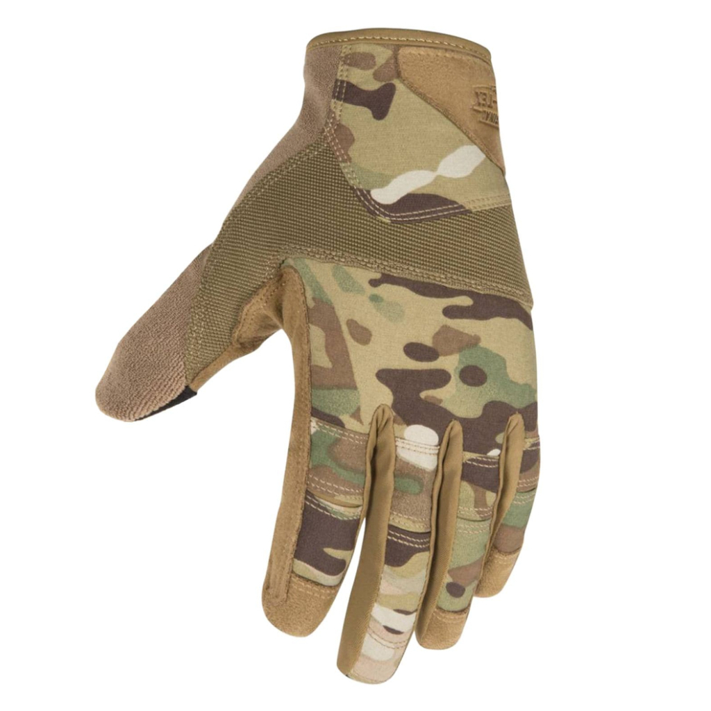 Тактичні рукавички Helikon-Tex Range Tactical Gloves - PenCott WildWood / Coyote A, S (RK-RNG-PO-4511A-B03) - зображення 2