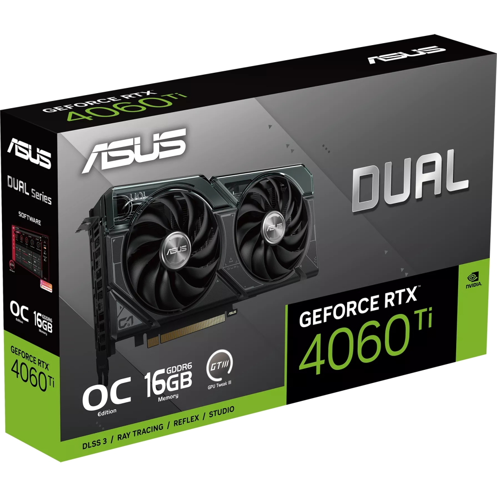 Відеокарта ASUS GeForce RTX4060Ti 16Gb DUAL OC (DUAL-RTX4060TI-O16G) - зображення 12
