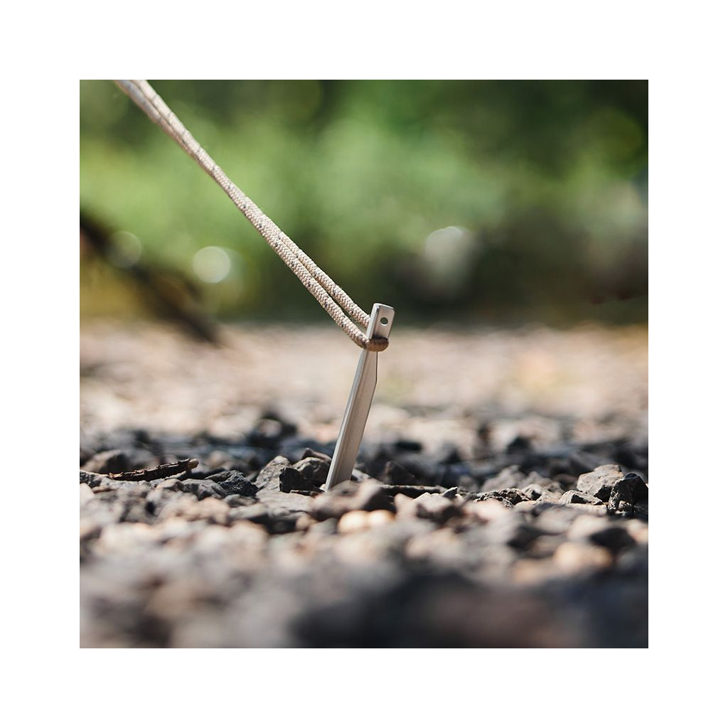 Комплект кілочків Naturehike CNK2300ZP016 20 см сріблясті 8 шт (6976023925030) - зображення 5