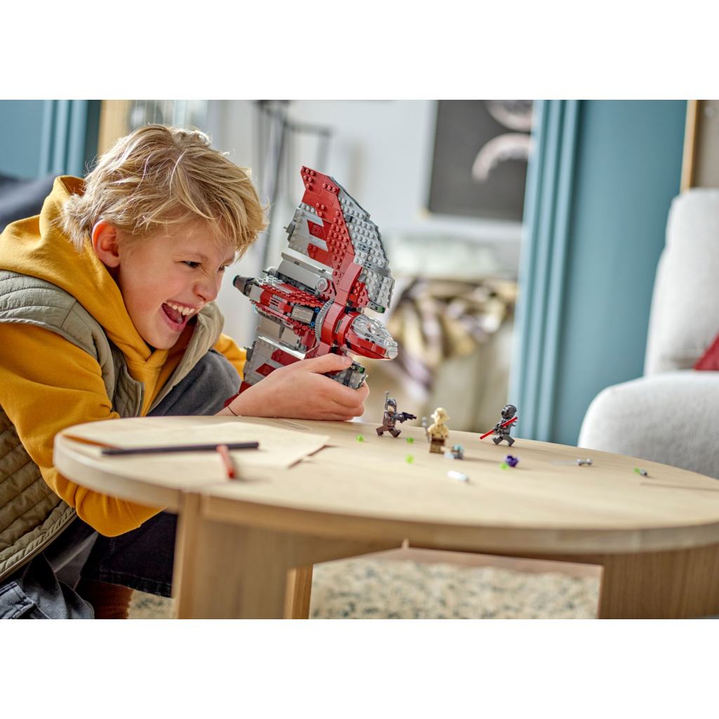 Конструктор LEGO Star Wars Шатл джедаїв T-6 Асоки Тано 601 деталь (75362) - зображення 9