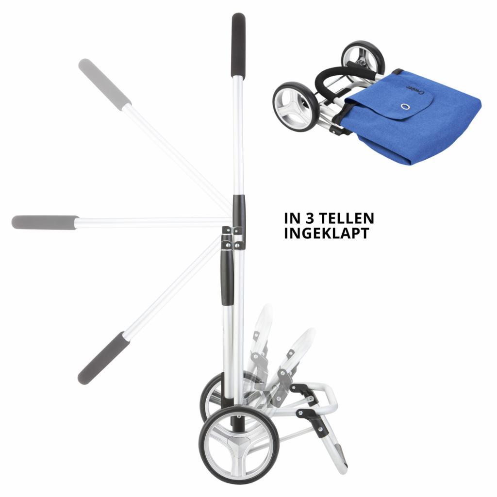 Сумка-візок ShoppingCruiser Foldable 40 л Blue (928362) - зображення 7