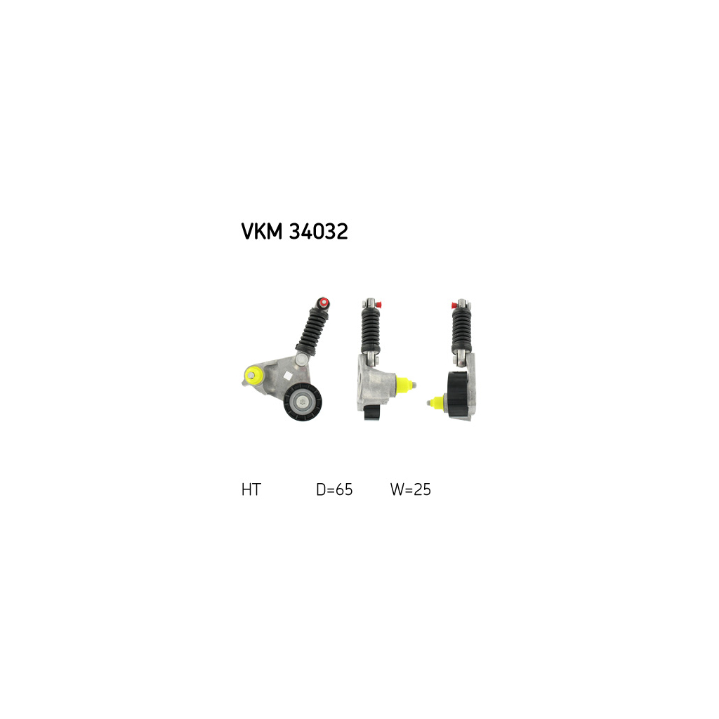 Натягувач ременя з роликом SKF VKM 34032 - зображення 1
