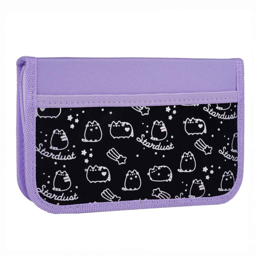 Пенал Yes Pusheen Shiny HP-0 твердий одинарний з двома клапанами (533628) - зображення 2