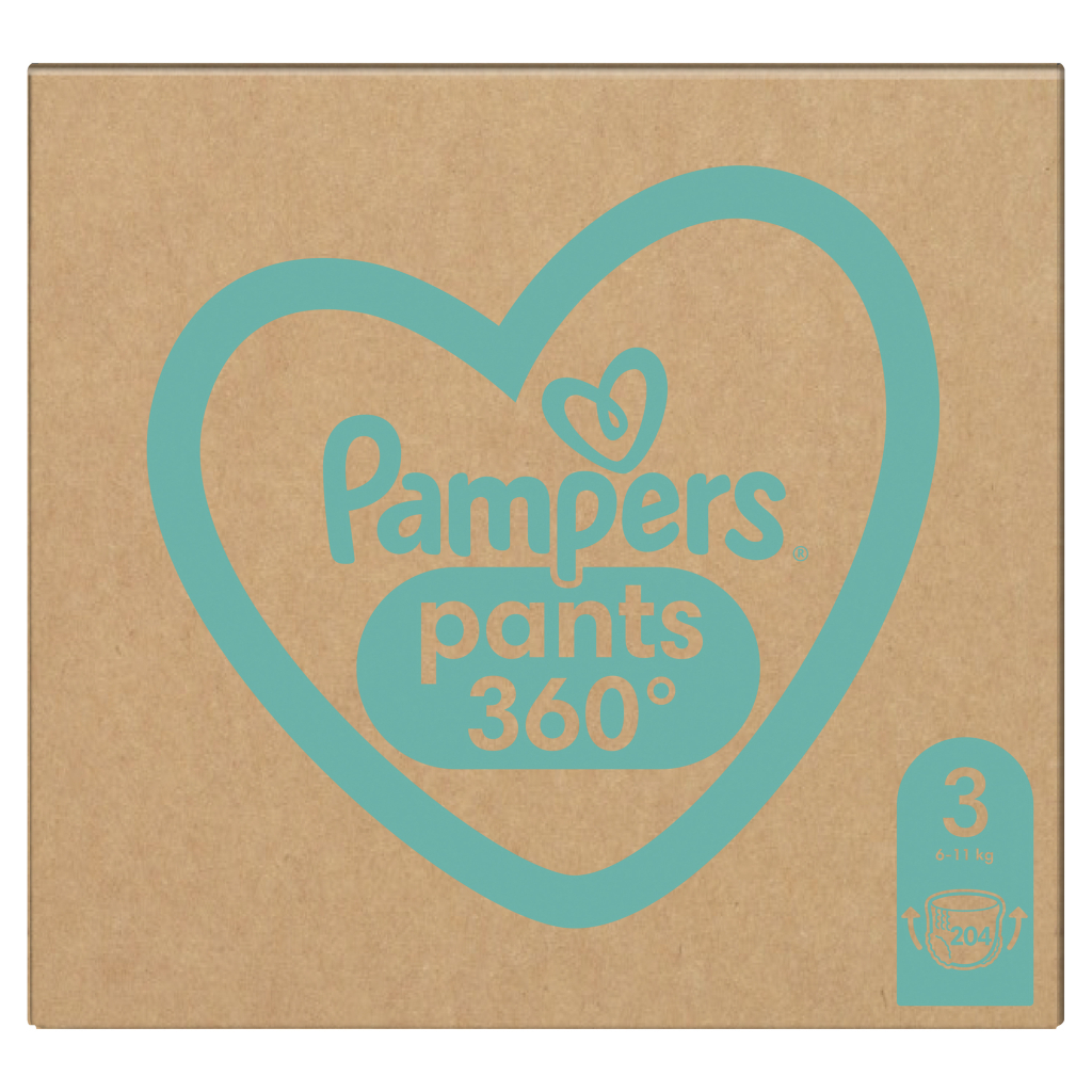Підгузки Pampers Pants Midi Розмір 3 (6-11 кг) 204 шт (8006540497678) - зображення 2