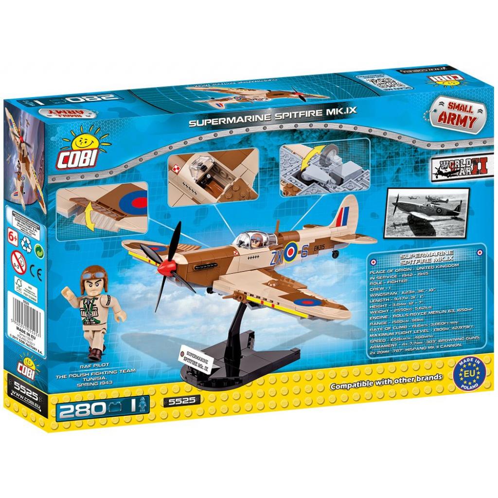 Конструктор Cobi Винищувач Супермарін Спітфайр 280 деталей (COBI-5525) - зображення 4