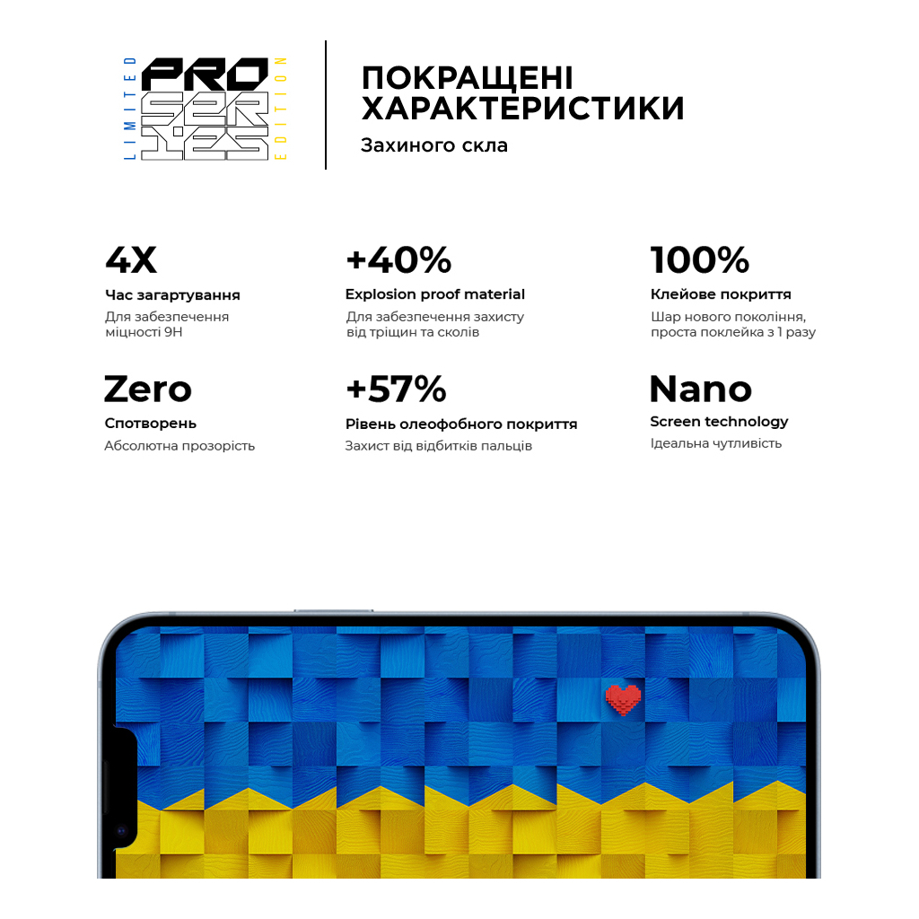 Скло захисне Armorstandart Pro 3D LE Apple iPhone 14 Plus / 13 Pro Max Black (ARM65655) - зображення 4