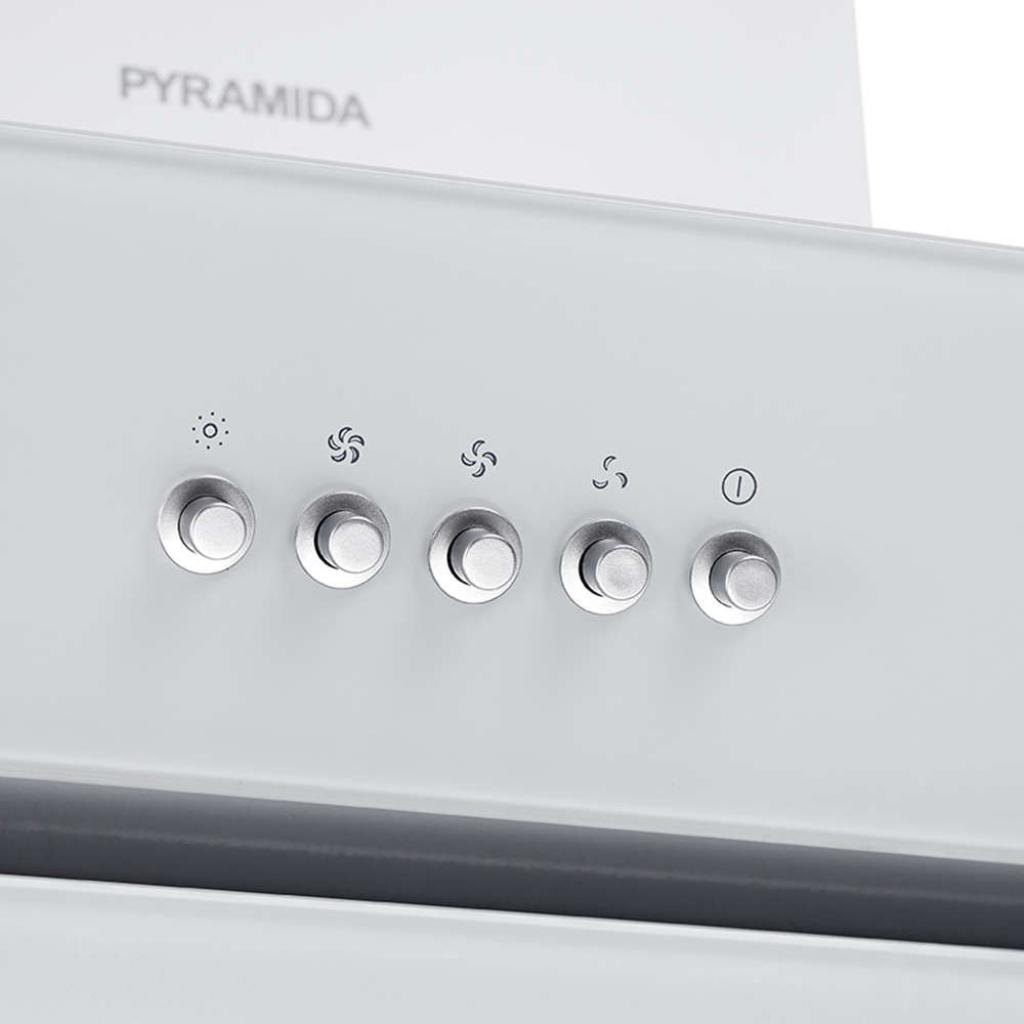 Витяжка кухонна Pyramida NR-F 60 WHITE - зображення 7