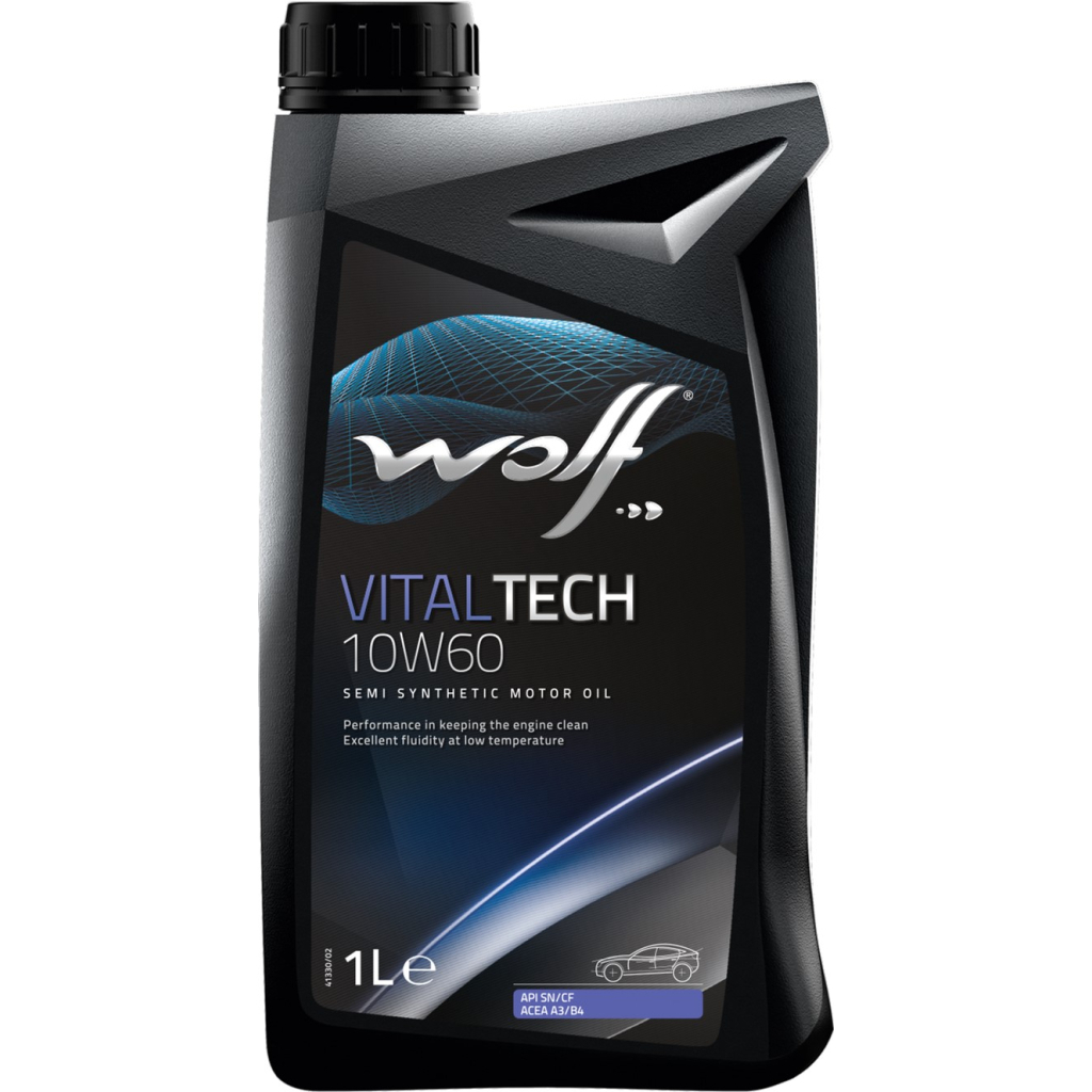 Моторна олива Wolf VITALTECH 10W60 1л (8314827) - изображение 1