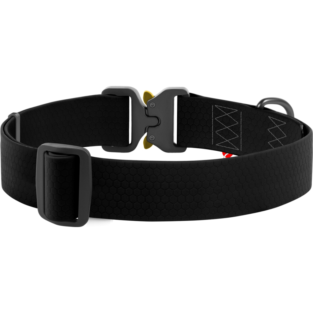 Нашийник для тварин WAUDOG Waterproof з QR паспортом XXL Ш 40 мм Д 43-70 см(чорний) (28011) - зображення 2