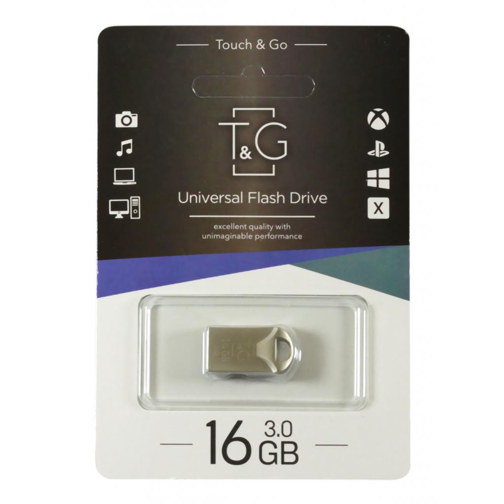 USB флеш накопичувач T&G 16GB 106 Metal Series Silver USB 3.0 (TG106-16G3) - зображення 1