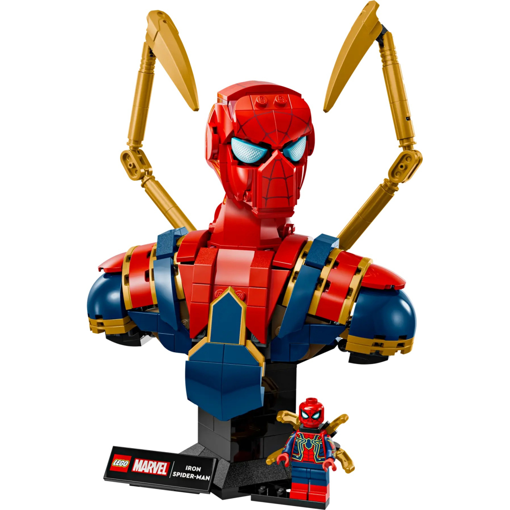Конструктор LEGO Super Heroes Погруддя Залізної Людини-Павука (76326) - зображення 3