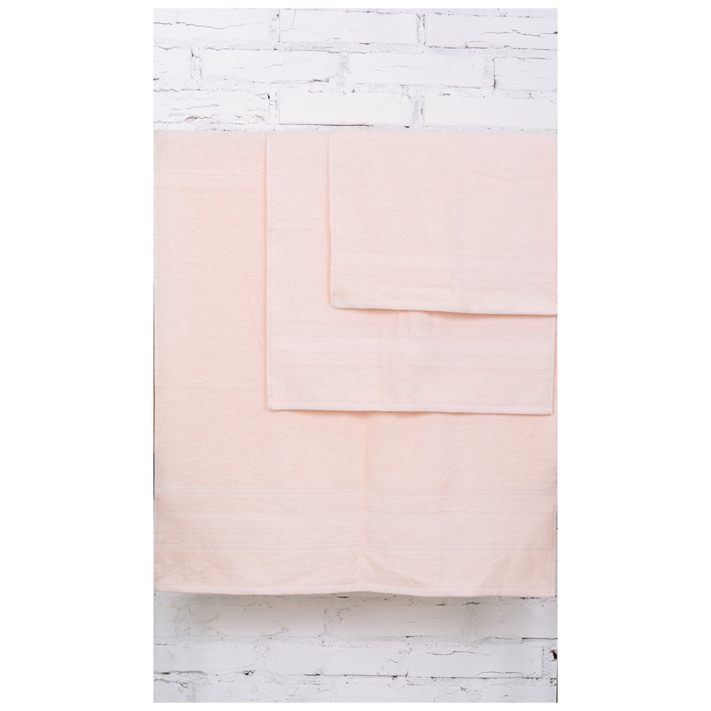 Рушник MirSon набір банний 5010 SoftNess Peach 50x90, 70x140, 100x150 (2200003182705) - зображення 2