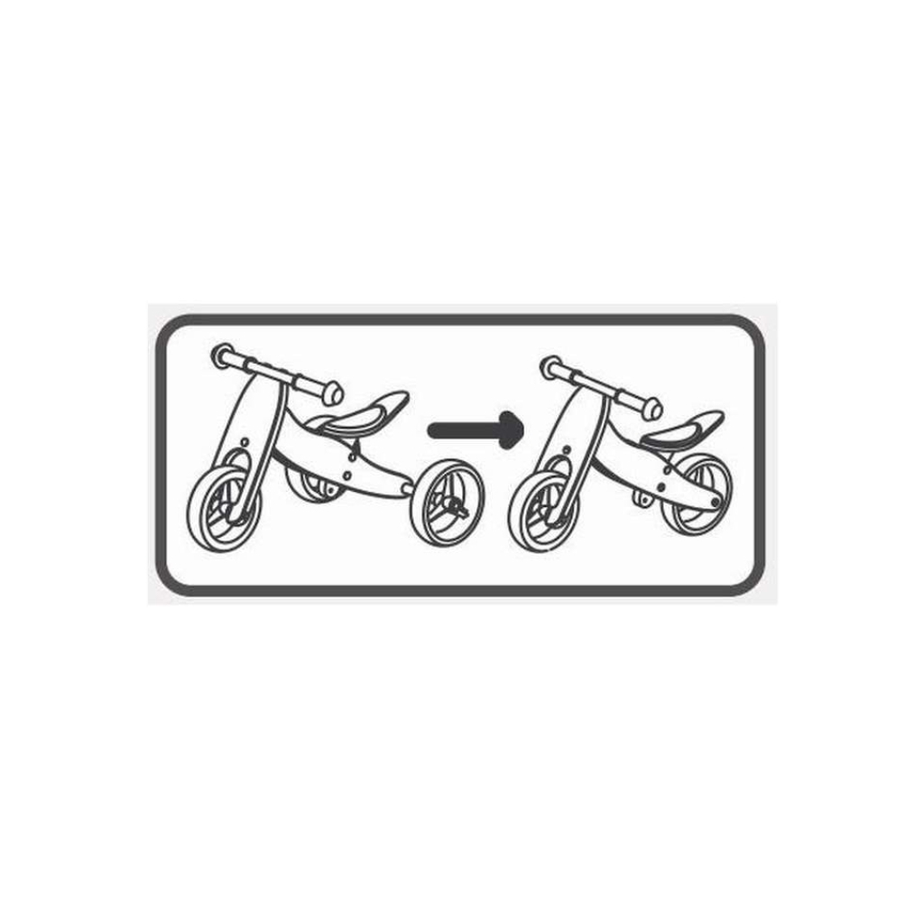 Біговел FreeON Free2Move 2 в 1 коричнево - білий (42868) - зображення 3