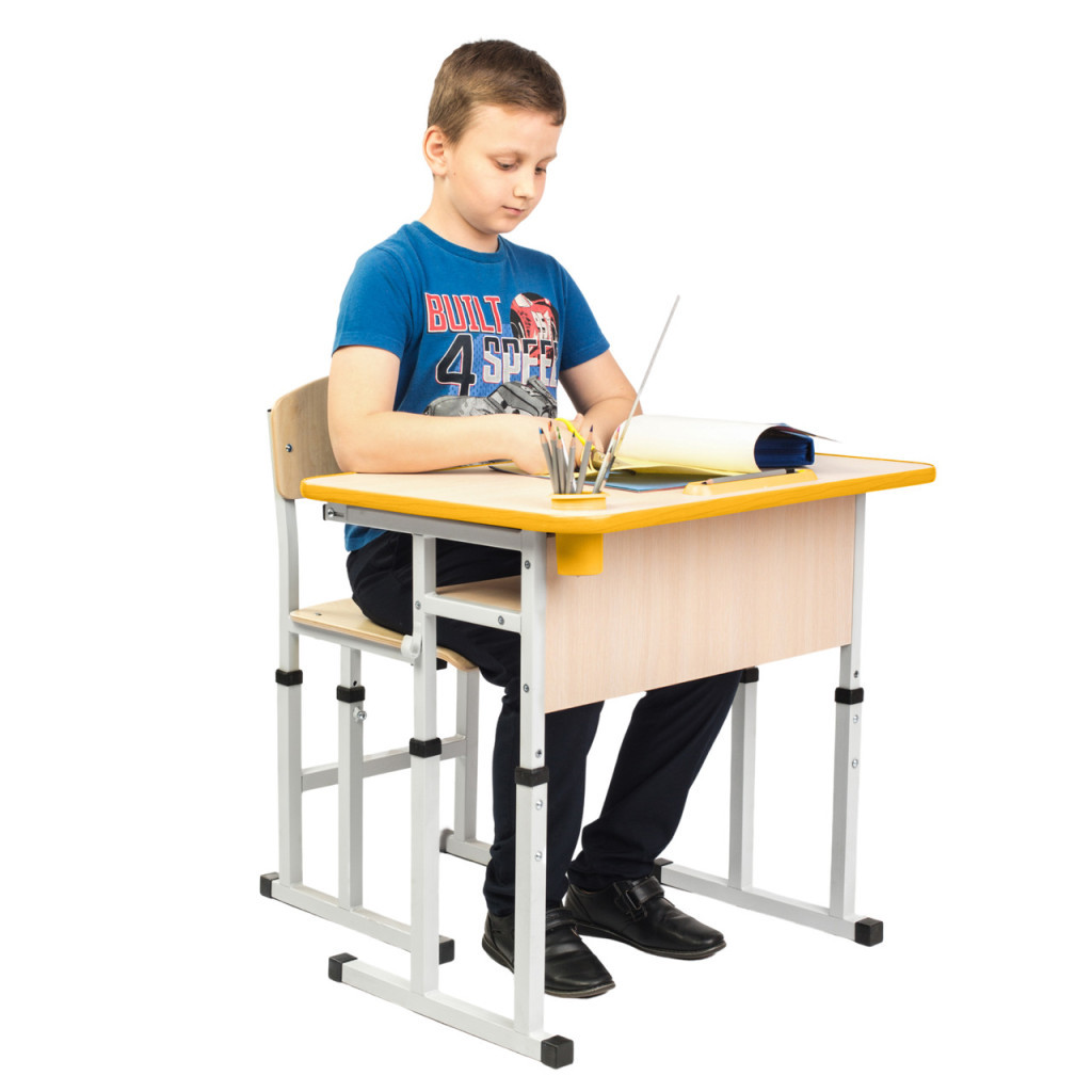Парта зі стільцем Sector Сопрано жовтий трансформер (Сопрано жовтий) - зображення 9