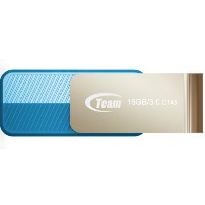 USB флеш накопичувач Team 16GB C143 Blue USB 3.0 (TC143316GL01) - зображення 1