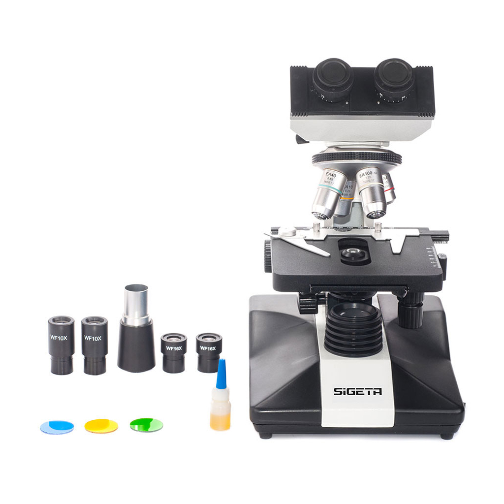 Мікроскоп Sigeta MB-303 40x-1600x LED Trino (65213) - зображення 8