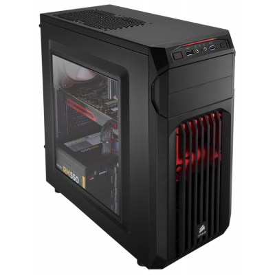 Корпус Corsair Carbide Series SPEC-01 RED LED (CC-9011050-WW) - зображення 10