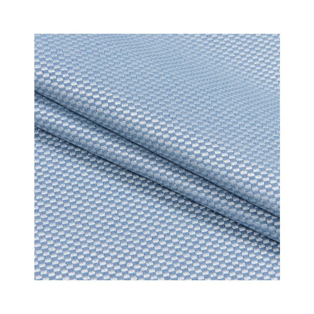 Скатертина MirSon Жакард №303 Jacquard Blue 140x140 см (2200006739326) - зображення 5