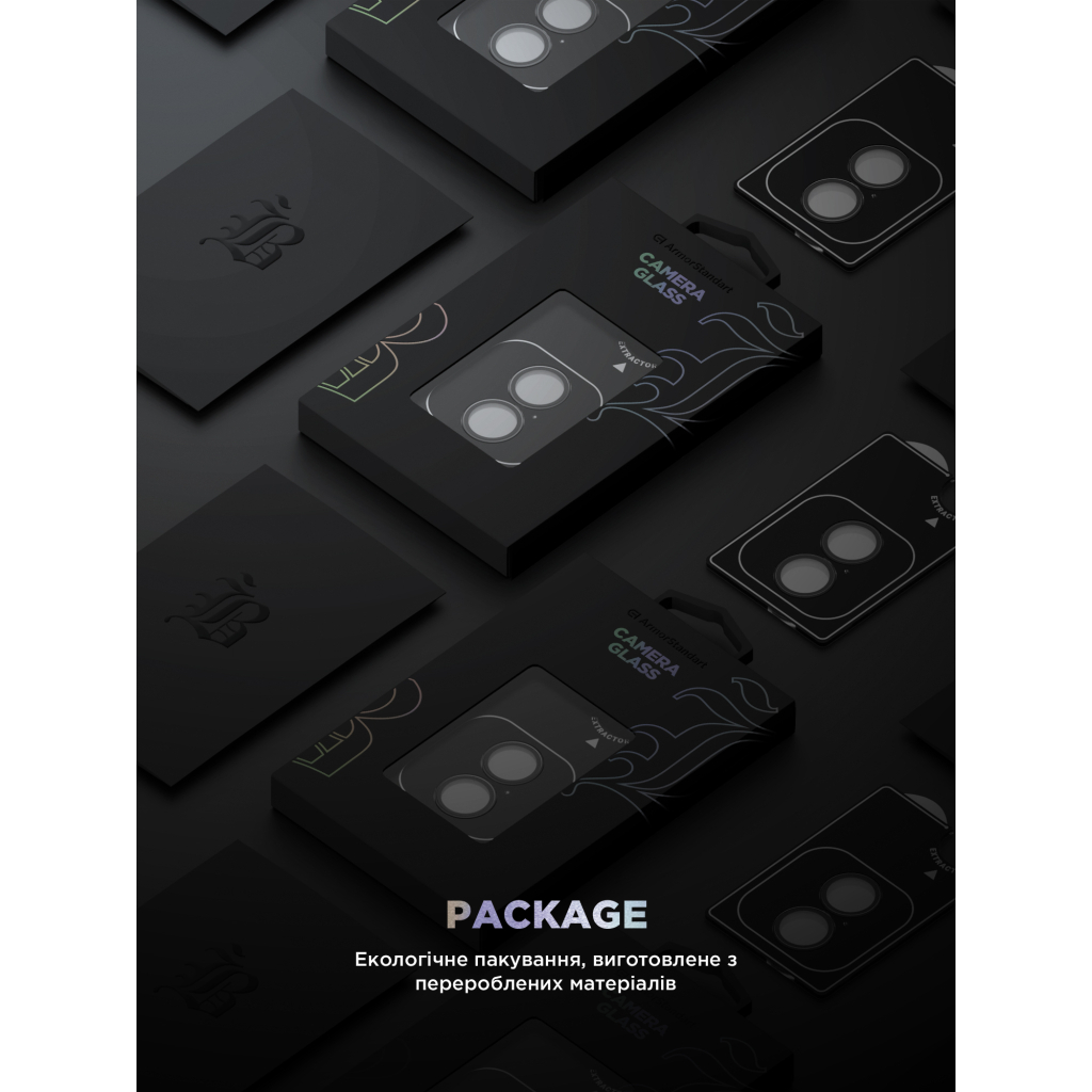 Скло захисне Armorstandart for Camera Supreme BI iPhone 16e Black (ARM84426) - зображення 12