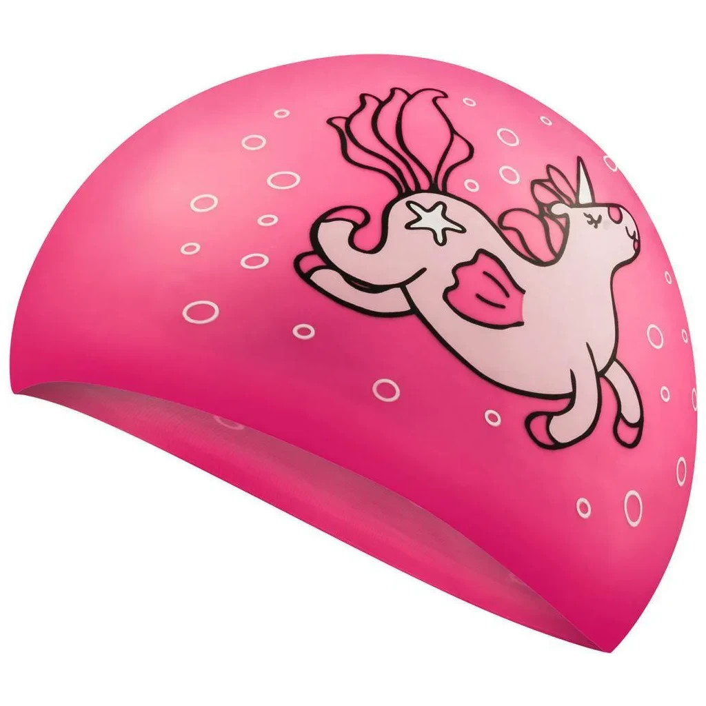 Шапка для плавання Aqua Speed Kiddie 142-Unicorn 6880 рожевий Діт OSFM (5908217668806) - зображення 1