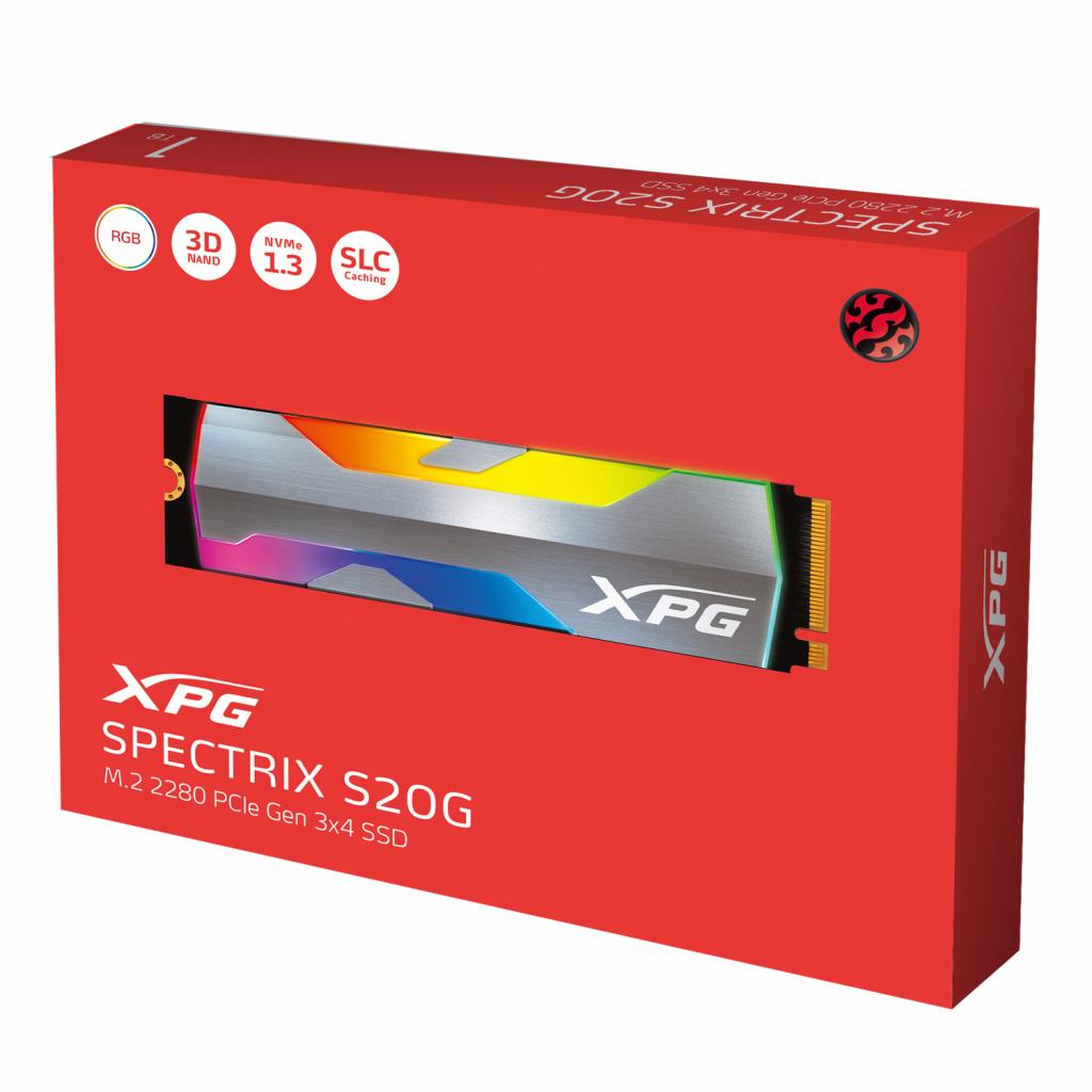 Накопичувач SSD M.2 2280 500GB ADATA (ASPECTRIXS20G-500G-C) - зображення 4