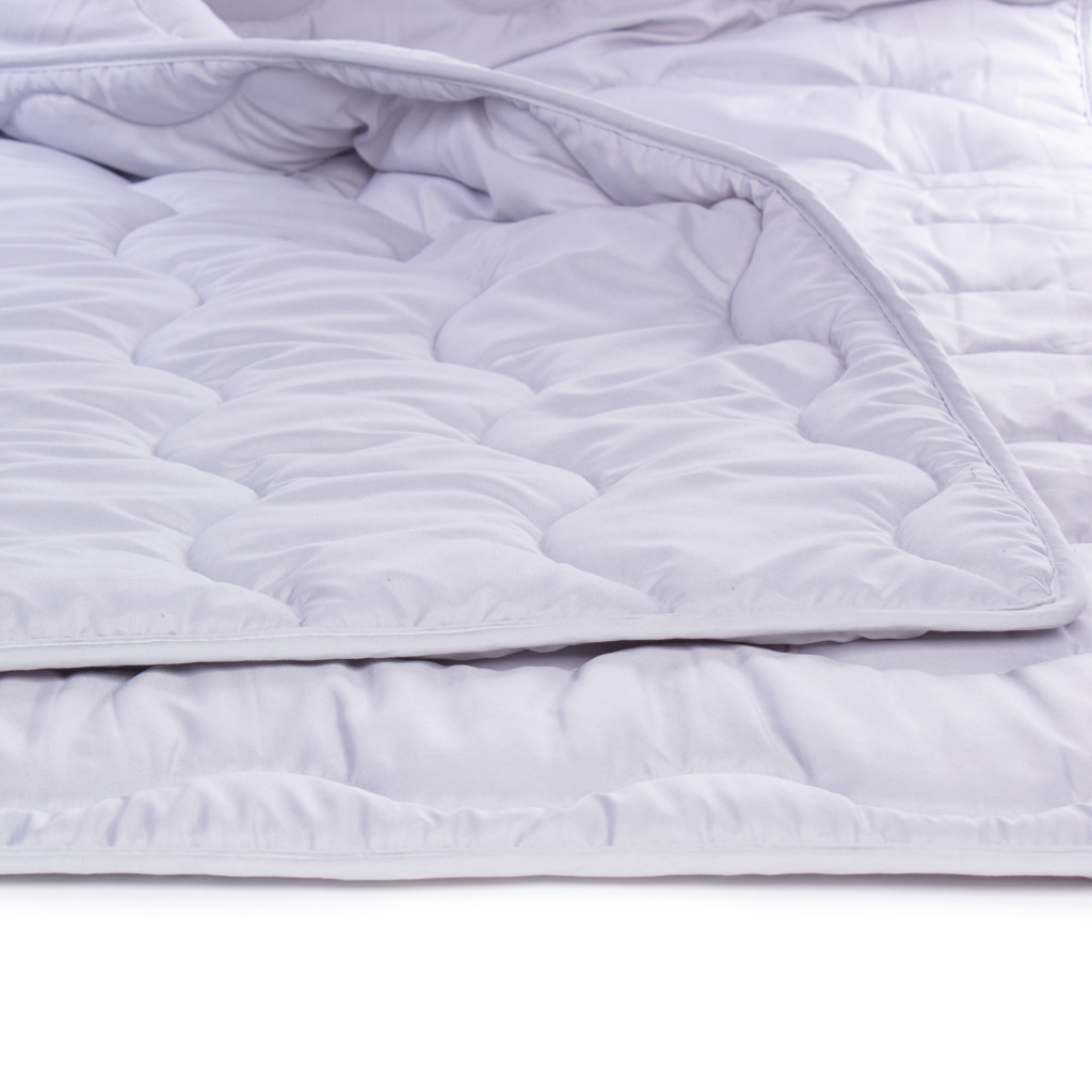 Ковдра MirSon антиалергенна EcoSilk всесезонна №9007 Eco Light Gray 200x220 см (2200005994368) - зображення 9