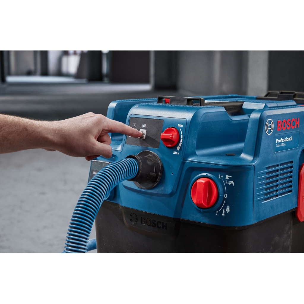 Пилосос будівельний Bosch GAS 400 A, 1200Вт, 240мБар, 40л, 14кг (0.601.9M0.020) - зображення 2