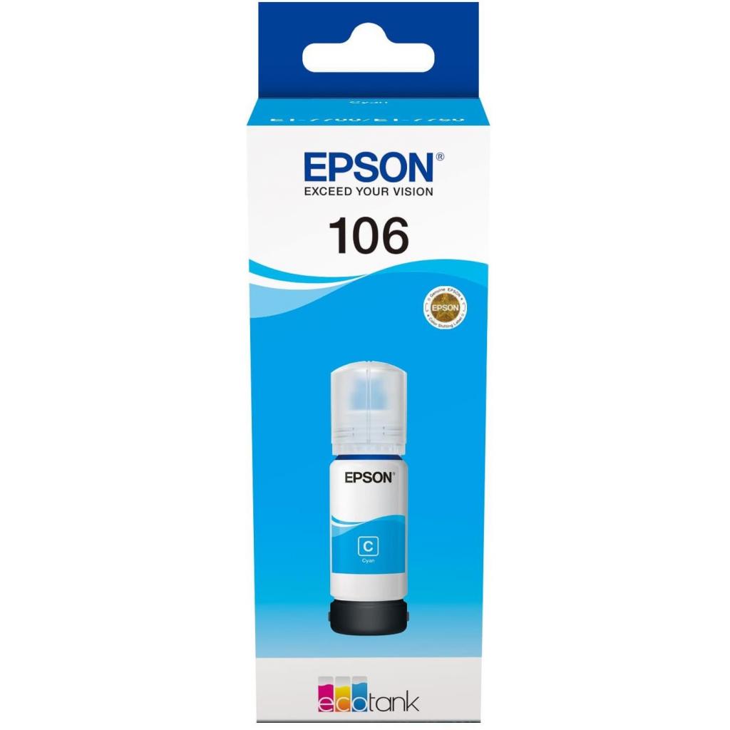 Контейнер з чорнилом Epson 106 cyan (C13T00R240) - зображення 1
