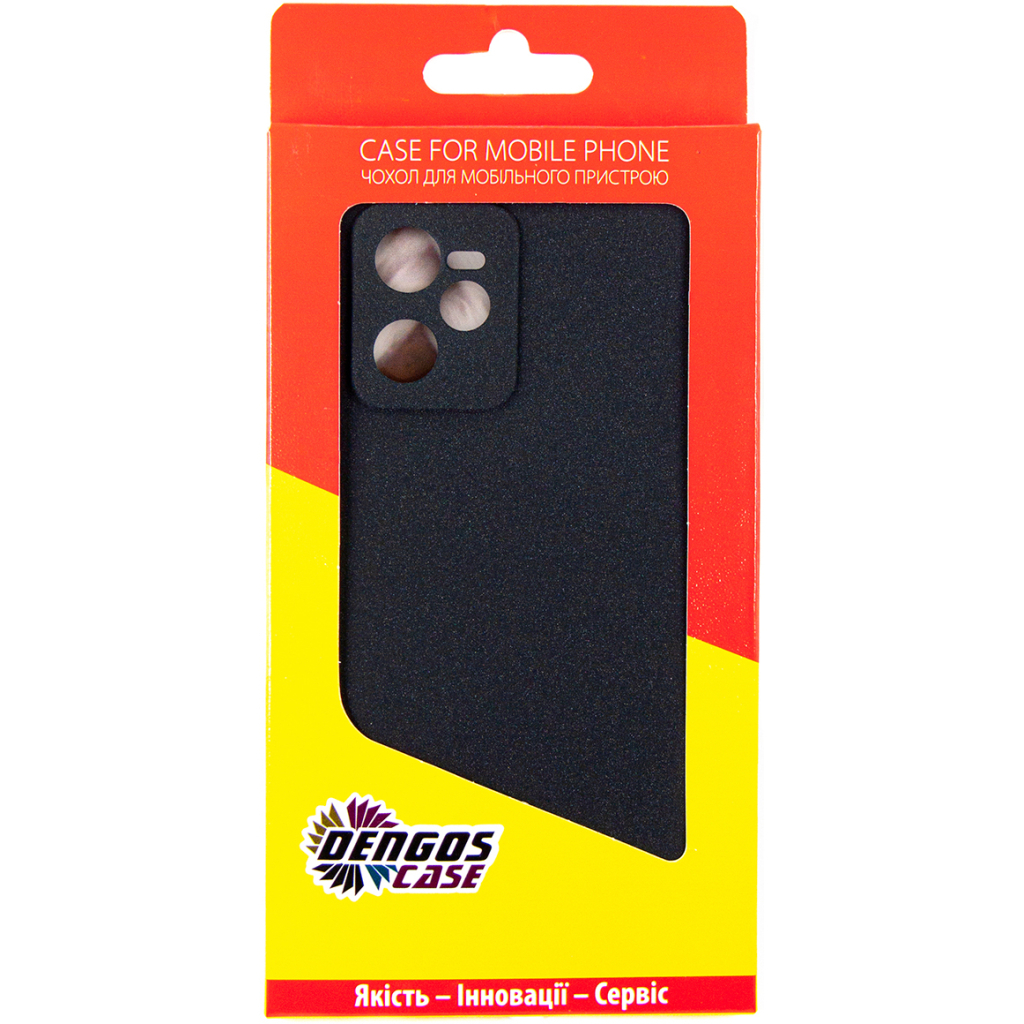 Чохол до мобільного телефона Dengos Carbon Realme C35 (black) (DG-TPU-CRBN-148) - зображення 4