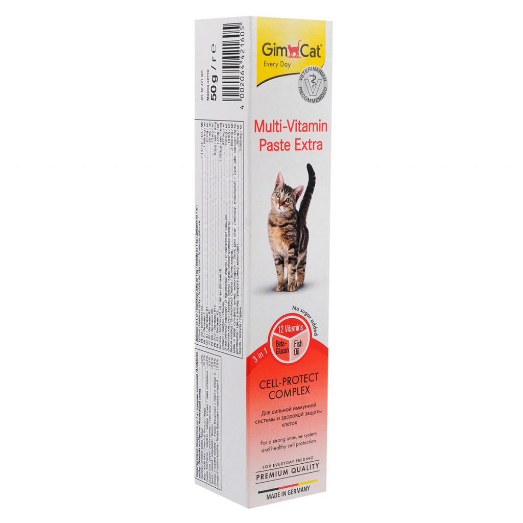 Паста для тварин GimCat Multi-Vitamin Paste Extra 50 г (4002064401300) - изображение 2