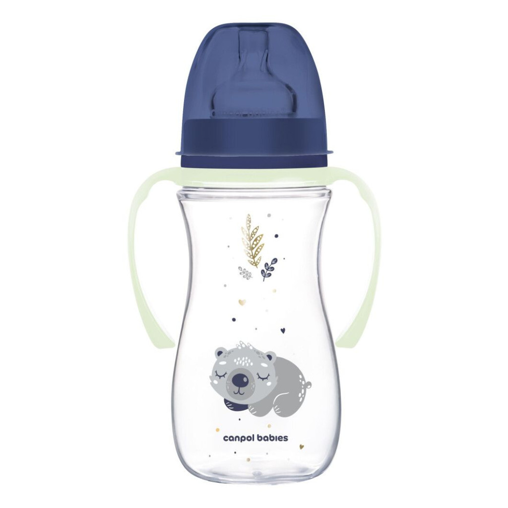 Пляшечка для годування Canpol babies Easystart Sleepy Koala 300 мл блакитна (35/238_blu) - зображення 1