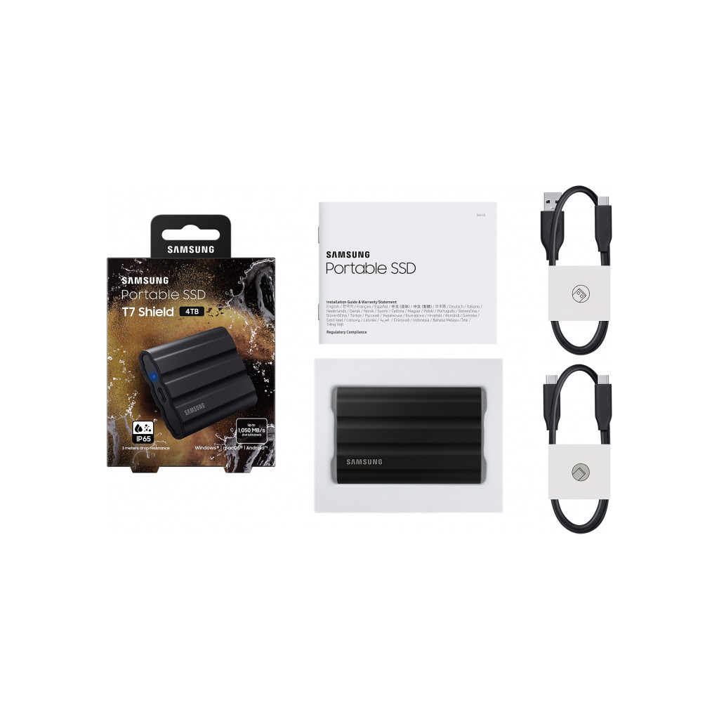 Накопичувач SSD USB 3.2 4TB T7 Shield Samsung (MU-PE4T0S/EU) - изображение 12