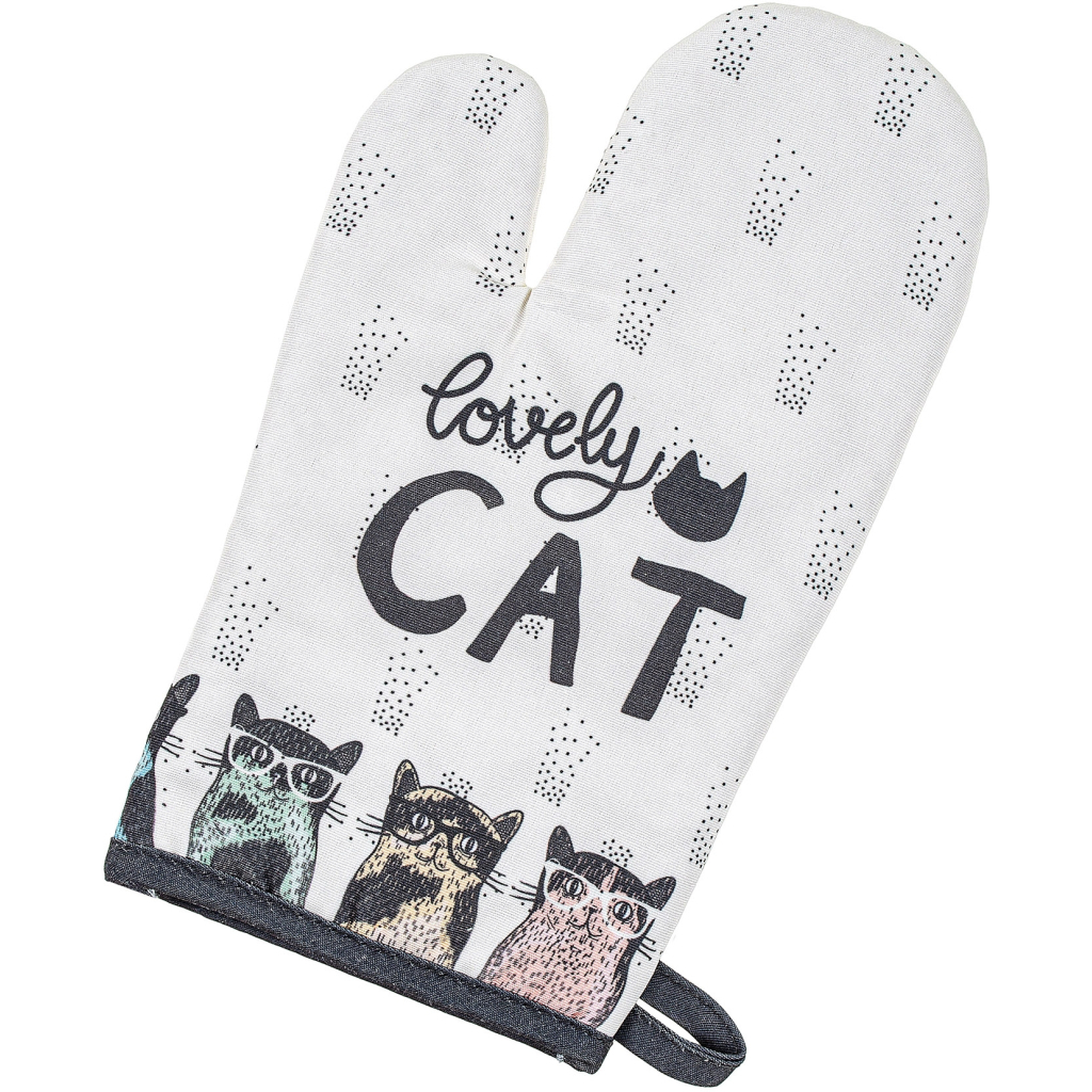Кухонна прихватка Home Line Рукавиця Lovely Cat 17x28 см (182825) - зображення 1