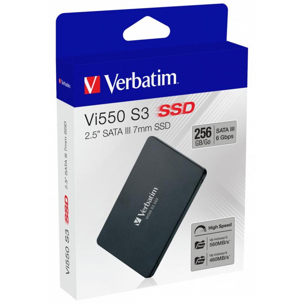 Накопичувач SSD 2.5" 256GB Verbatim (49351) - зображення 6