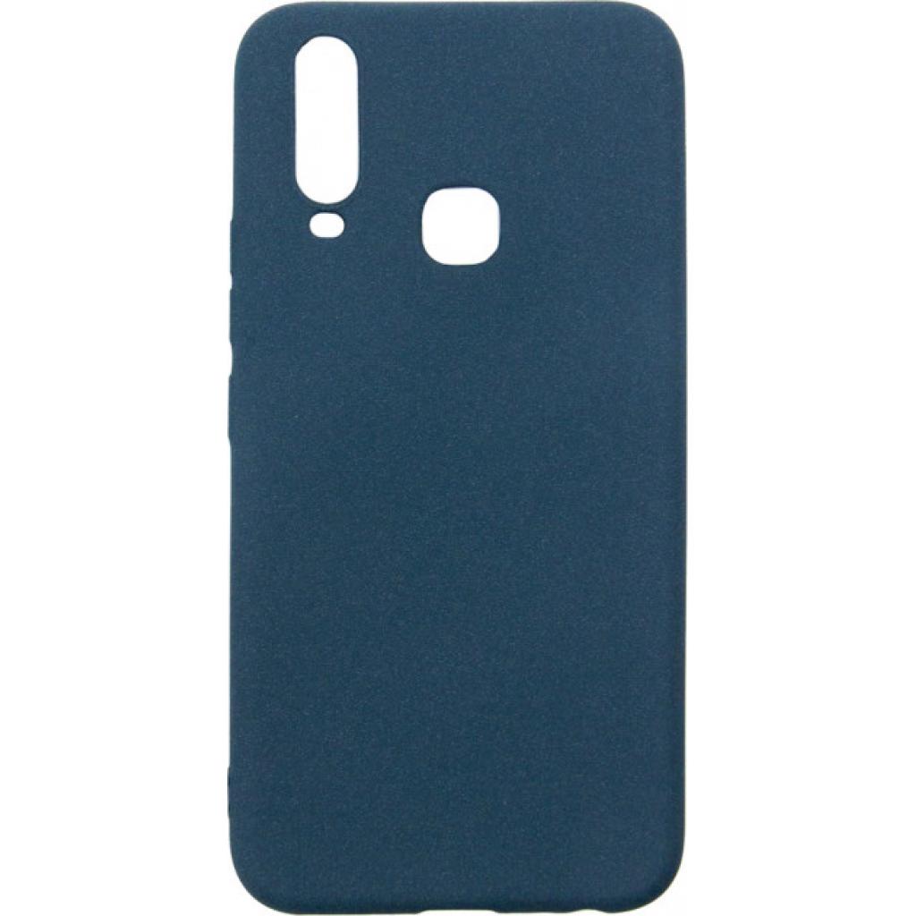 Чохол до мобільного телефона Dengos Carbon Vivo Y15, blue (DG-TPU-CRBN-98) - зображення 1