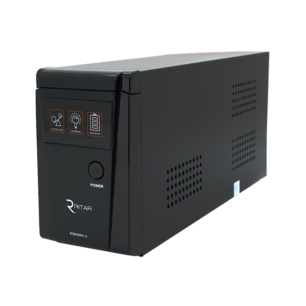 Пристрій безперебійного живлення Ritar RTSW-600NL12 LED (360Вт) - зображення 1