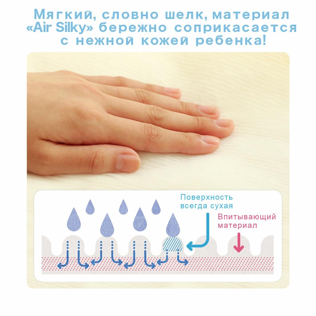 Підгузки Moony S (4-8 кг) 102 шт (4903111282364) - зображення 6