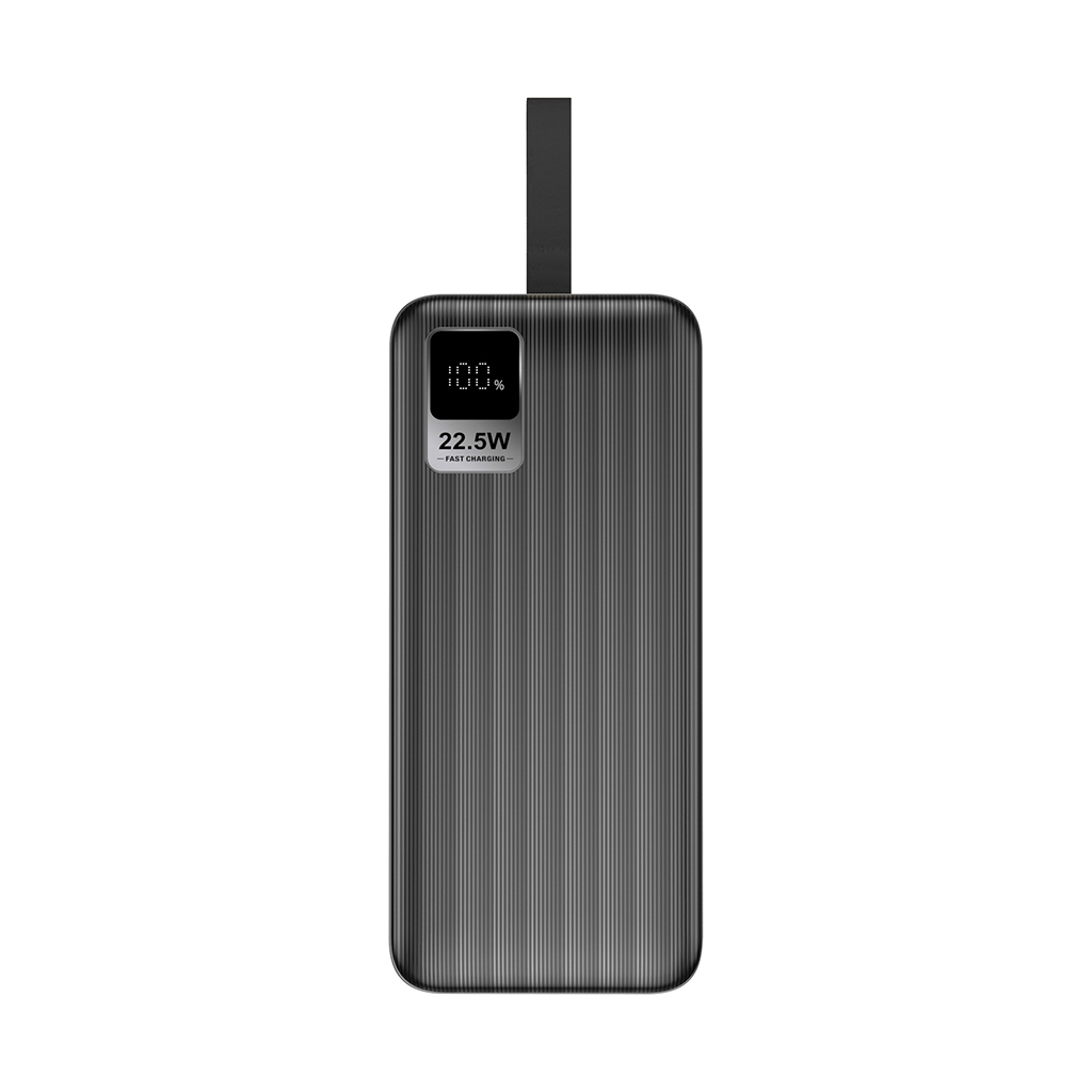 Батарея універсальна ColorWay 30 000 mAh PD/18W, QC3.0/22.5, Digital Display, Black (CW-PB300LPC5BK-PDD) - зображення 4