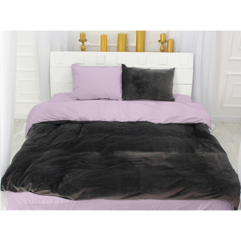 Постільна білизна MirSon Велюр Winter Terry 28-0034 Phlox Сімейний (2200004022079) - зображення 3