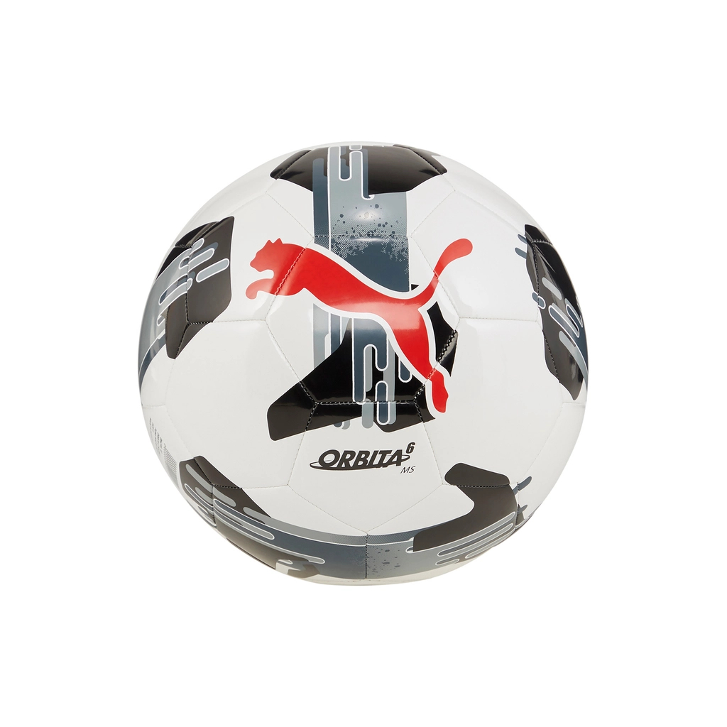 М'яч футбольний Puma Orbita 6 MS 084335-02 білий, чорний, червоний 5 (4067981498208) - изображение 1