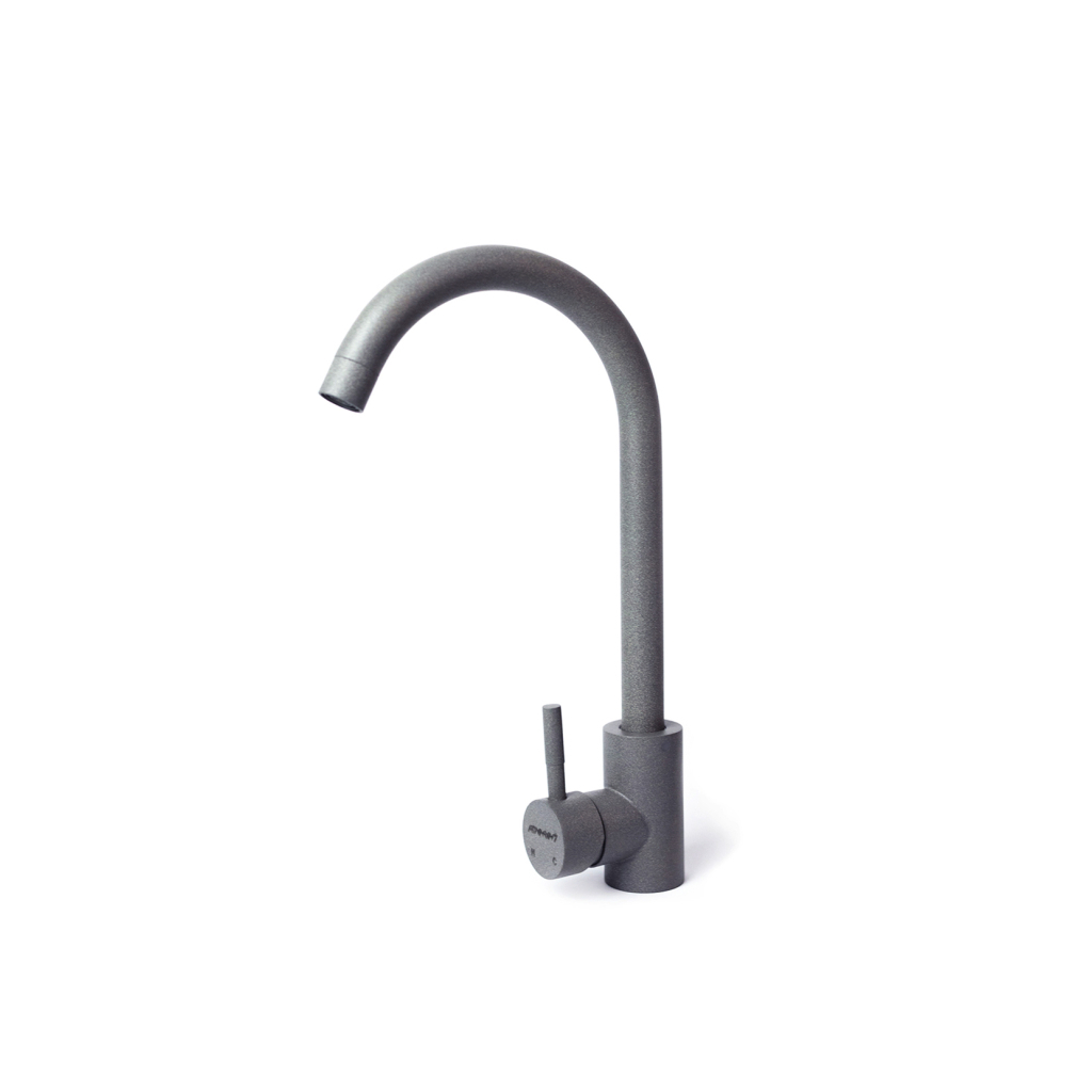 Мийка кухонна Adamant Sun сірий + змішувач (4824296910104) - зображення 4
