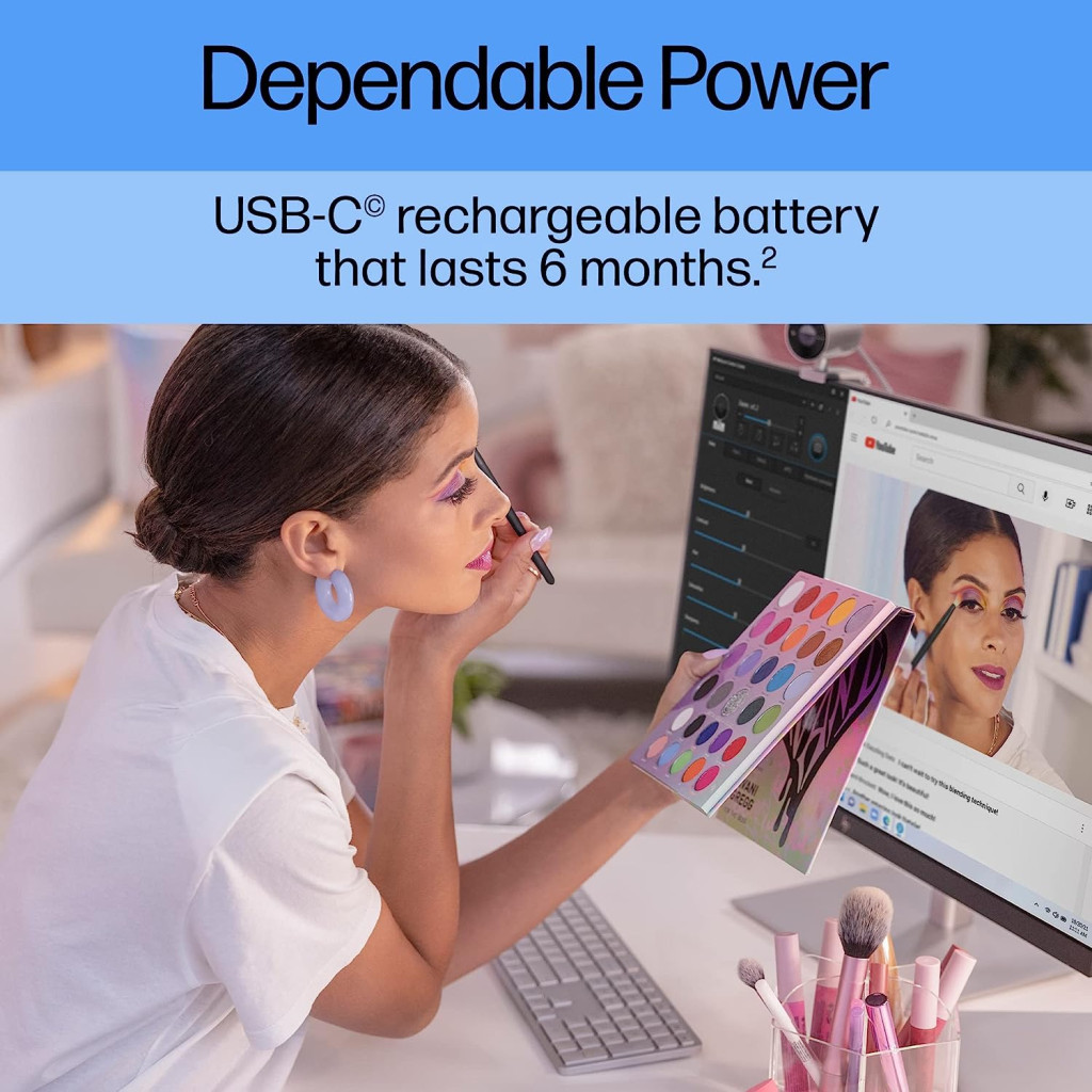 Клавіатура HP 970 Programmable Bluetooth/Wireless UA White (3Z729AA) - зображення 7