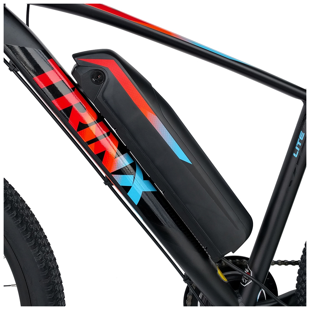 Електровелосипед Trinx E-Bike X1E 26" рама-17" Matt-Black-Green-Blue (X1EMBGB) - зображення 7