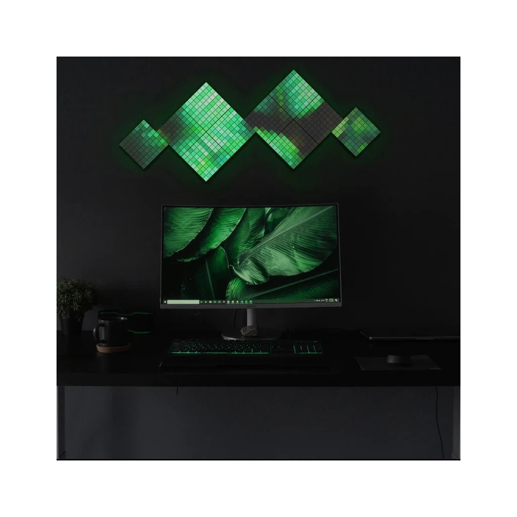 Гірлянда Twinkly Панель Smart LED Squares 3 RGB, Gen II, IP20, 16x16см, for TWQ064STW-07-BEU (TWQ064STW-03-BAD) - зображення 7